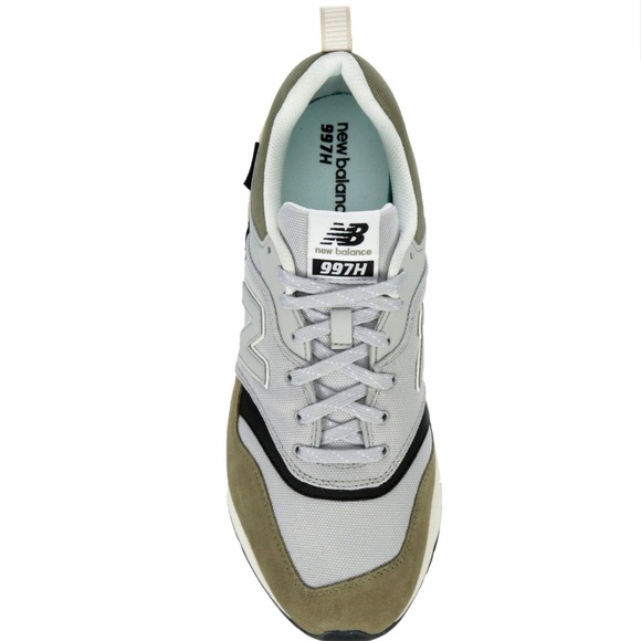 New Balance 997H CORDURA Gray/Olive Green Men's Suede Athletic Running Shoes - Picture 4 of 7
